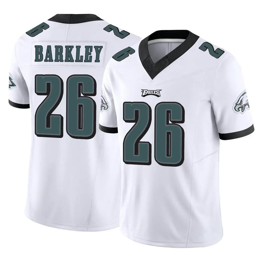 P.Eagles #26 Saquon Barkley Player White Limited Vapor F.U.S.E. Home Game BALCE Stitched Jerseys