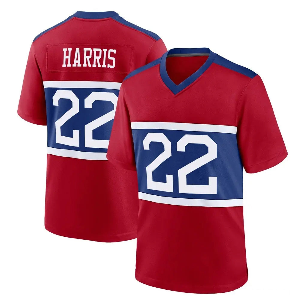 NY.Giants #22 Najee Harris Player Red Century Home Game BALCE Stitched Jerseys