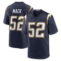LA.Chargers #52 Khalil Mack Player Navy Alternate Home Game BALCE Stitched Jerseys