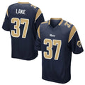 LA.Rams #37 Quentin Lake Player Navy Home Game BALCE Stitched Jerseys