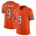 C.Bears #9 Jim McMahon Player Orange Vapor F.U.S.E. Limited Home Game BALCE Stitched Jerseys