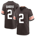 C.Browns #2 Shedeur Sanders Player Brown Home Game BALCE Stitched Jerseys