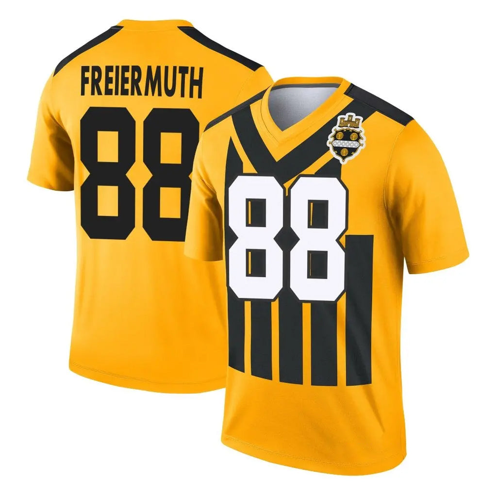 P.Steelers #88 Pat Freiermuth Player Gold Legend Limited 1933 Throwback Performance Home Game BALCE Stitched Jerseys