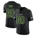 S.Seahawks #90 Jarran Reed Player Black Impact Limited Home Game BALCE Stitched Jerseys