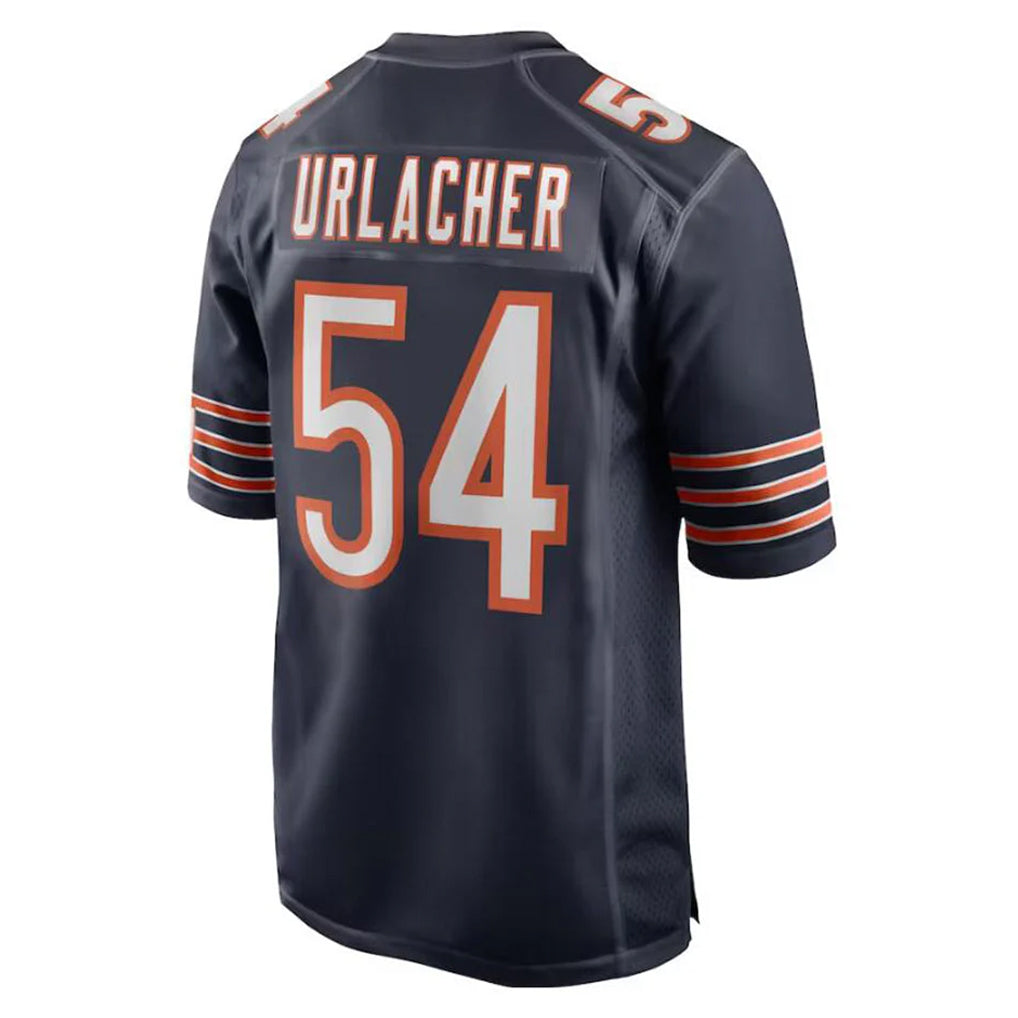 C.Bears #54 Brian Urlacher Player Navy Home Game BALCE Stitched Jerseys