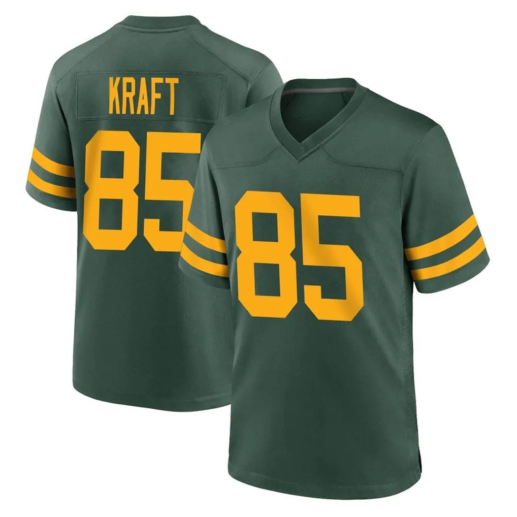GB.Packers #85 Tucker Kraft Player Green Alternate Home Game BALCE Stitched Jerseys
