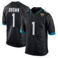 J.Jaguars #1 Montaric Brown Player Black Home Game BALCE Stitched Jerseys