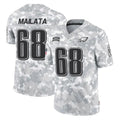 P.Eagles #68 Jordan Mailata Player Arctic Camo Salute to Service Limited Game BALCE Stitched Jerseys