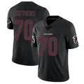 A.Falcons #70 Jake Matthews Player Black Limited Elite Game BALCE Stitched Jerseys