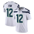 S.Seahawks #12 12th Fan Player White Limited Vapor Untouchable Home Game BALCE Stitched Jerseys