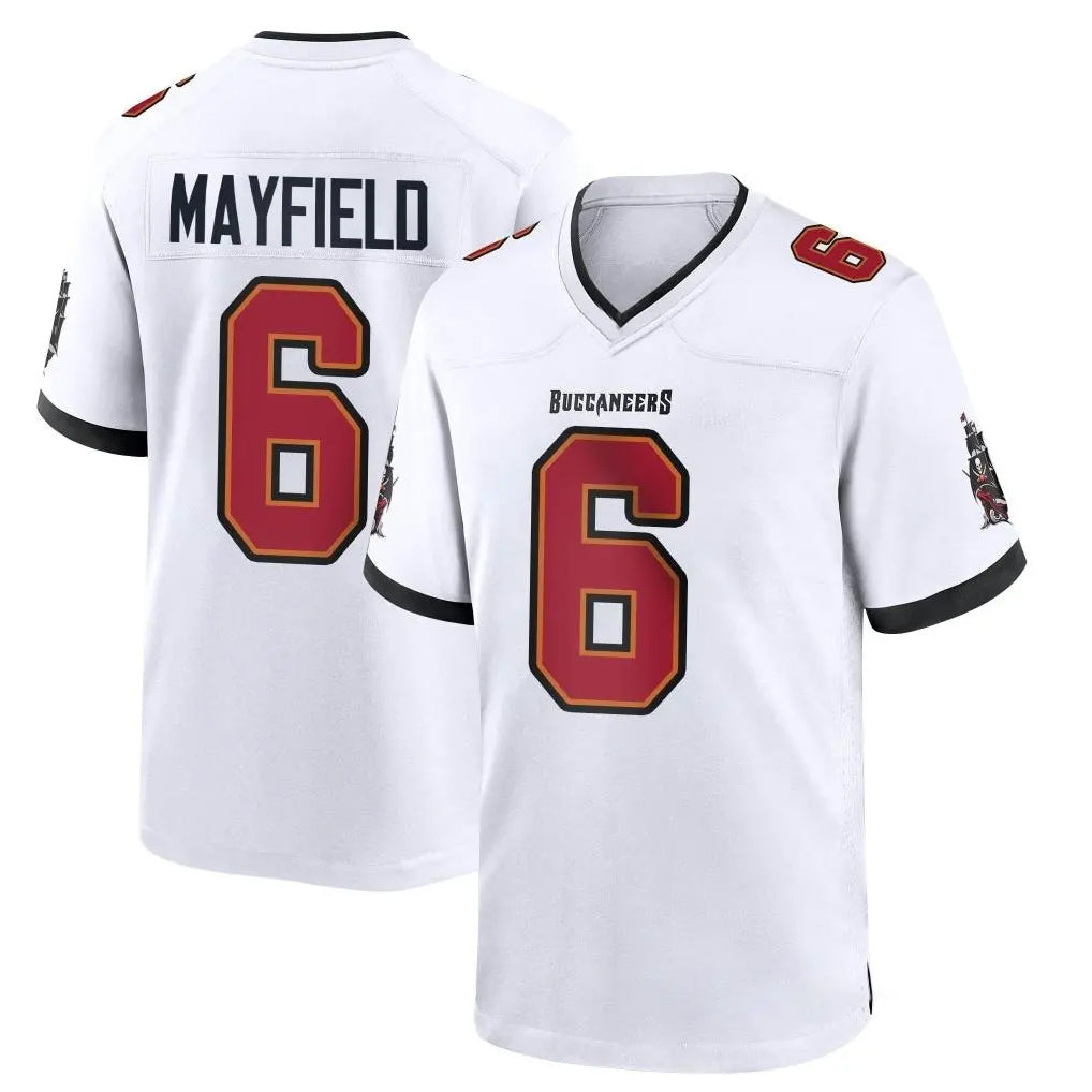 TB.Buccaneers #6 Baker Mayfield Player White Home Game BALCE Stitched Jerseys