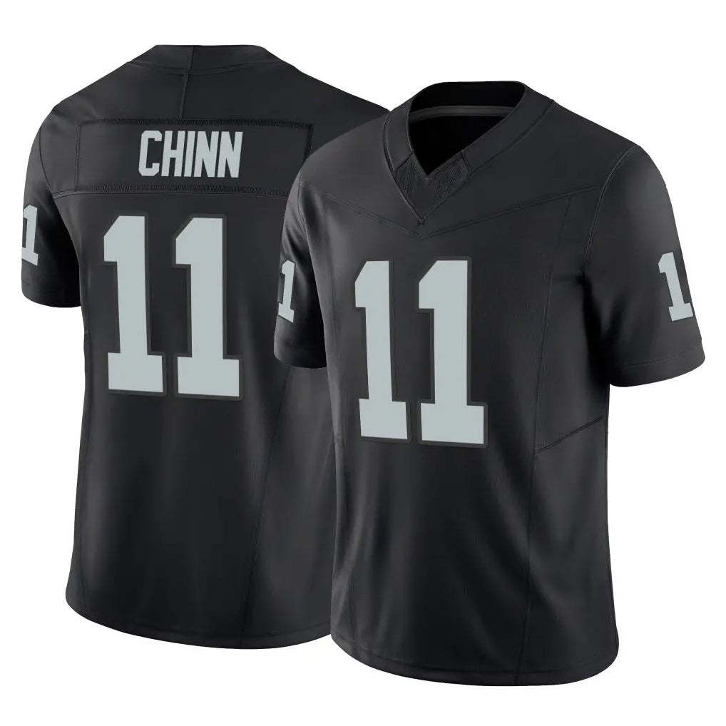 LV.Raiders #11 Jeremy Chinn Player Black Limited Vapor F.U.S.E. Home Game BALCE Stitched Jerseys