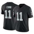 LV.Raiders #11 Jeremy Chinn Player Black Limited Vapor F.U.S.E. Home Game BALCE Stitched Jerseys