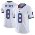 NY.Giants #8 Jevon Holland Player White Color Rush Home Game BALCE Stitched Jerseys
