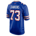B.Bills #73 Dion Dawkins Player Royal Home Game BALCE Stitched Jerseys