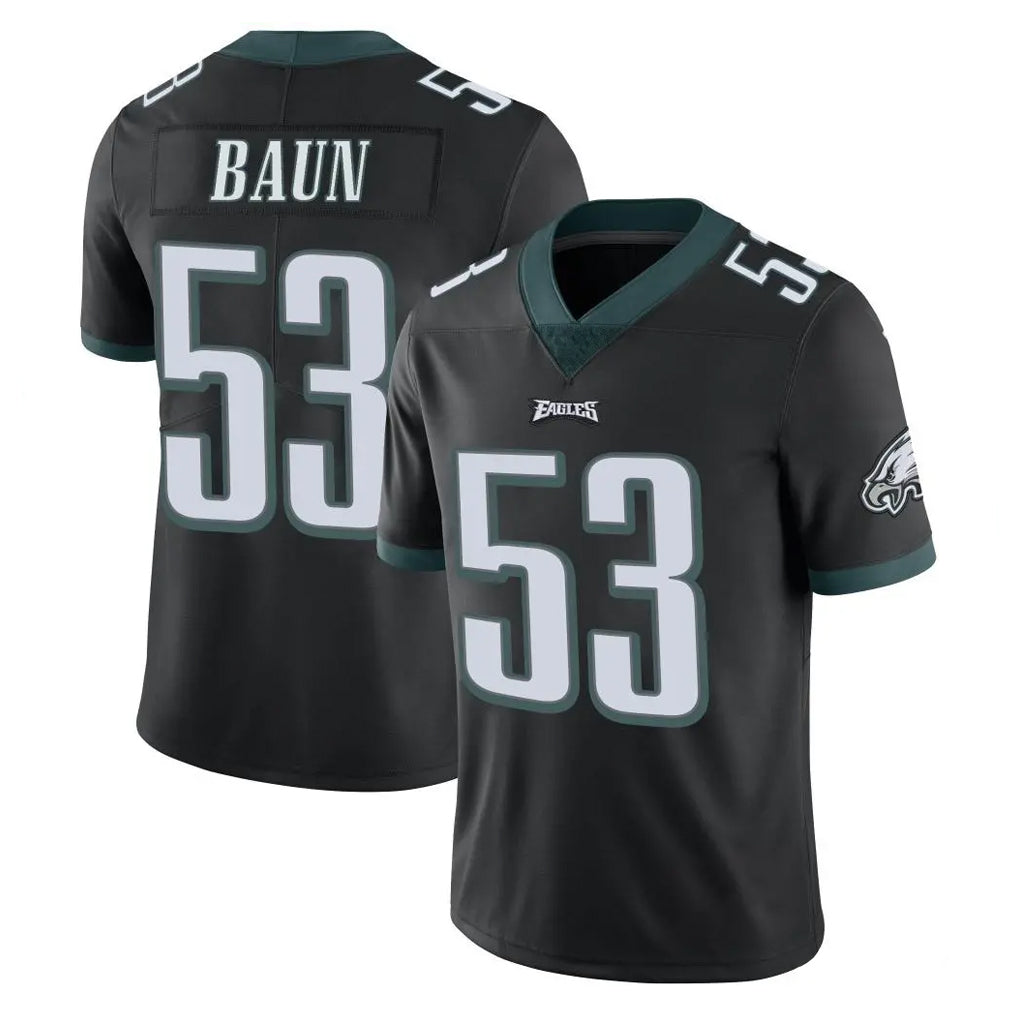 P.Eagles #53 Zack Baun Player Black Limited Vapor Untouchable Home Game BALCE Stitched Jerseys