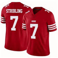 SF.49ers #7 De'Zhaun Stribling Player Red Limited Vapor F.U.S.E. Home Game BALCE Stitched Jerseys