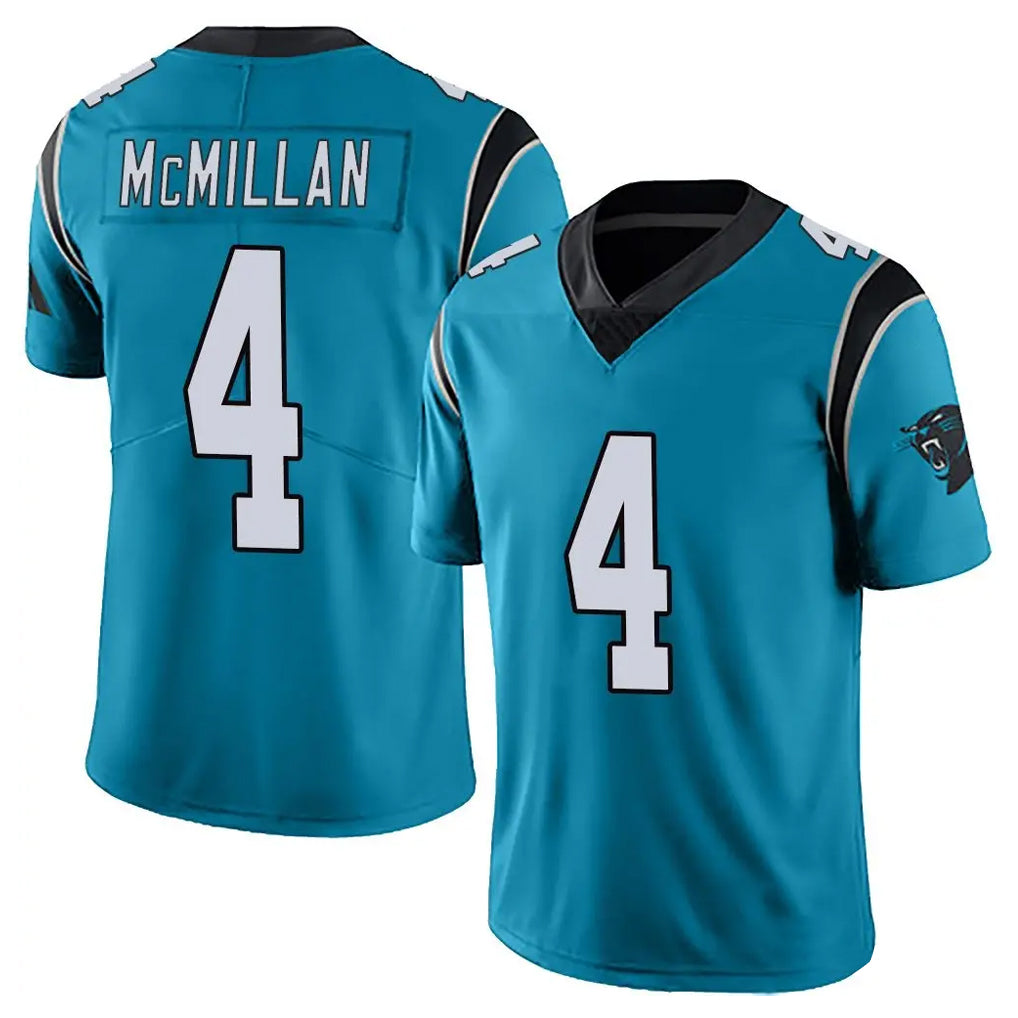 C.Panthers #4 Tetairoa McMillan Player Blue Vapor Untouchable Limited Game BALCE Stitched Jerseys