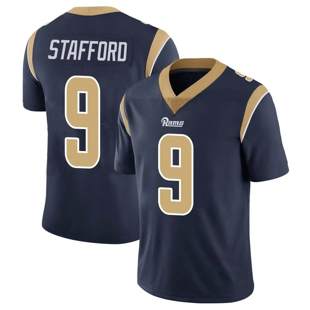 LA.Rams #9 Matthew Stafford Player Navy Limited Vapor Untouchable Home Game BALCE Stitched Jerseys