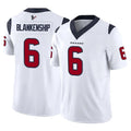 H.Texans #6 Reed Blankenship Player White Limited Vapor F.U.S.E. Home Game BALCE Stitched Jerseys