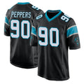 C.Panthers #90 Julius Peppers Player Black Game BALCE Stitched Jerseys