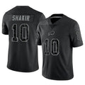 B.Bills #10 Khalil Shakir Player Black RFLCTV Limited BALCE Stitched Jerseys