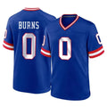 NY.Giants #0 Brian Burns Player Royal Classic Home Game BALCE Stitched Jerseys