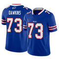 B.Bills #73 Dion Dawkins Player Royal Vapor F.U.S.E. Limited BALCE Stitched Jerseys