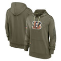 C.Bengals ## Bengals Blank Player Olive Salute to Service Performance Pullover Hoodie Limited BALCE Stitched Jerseys