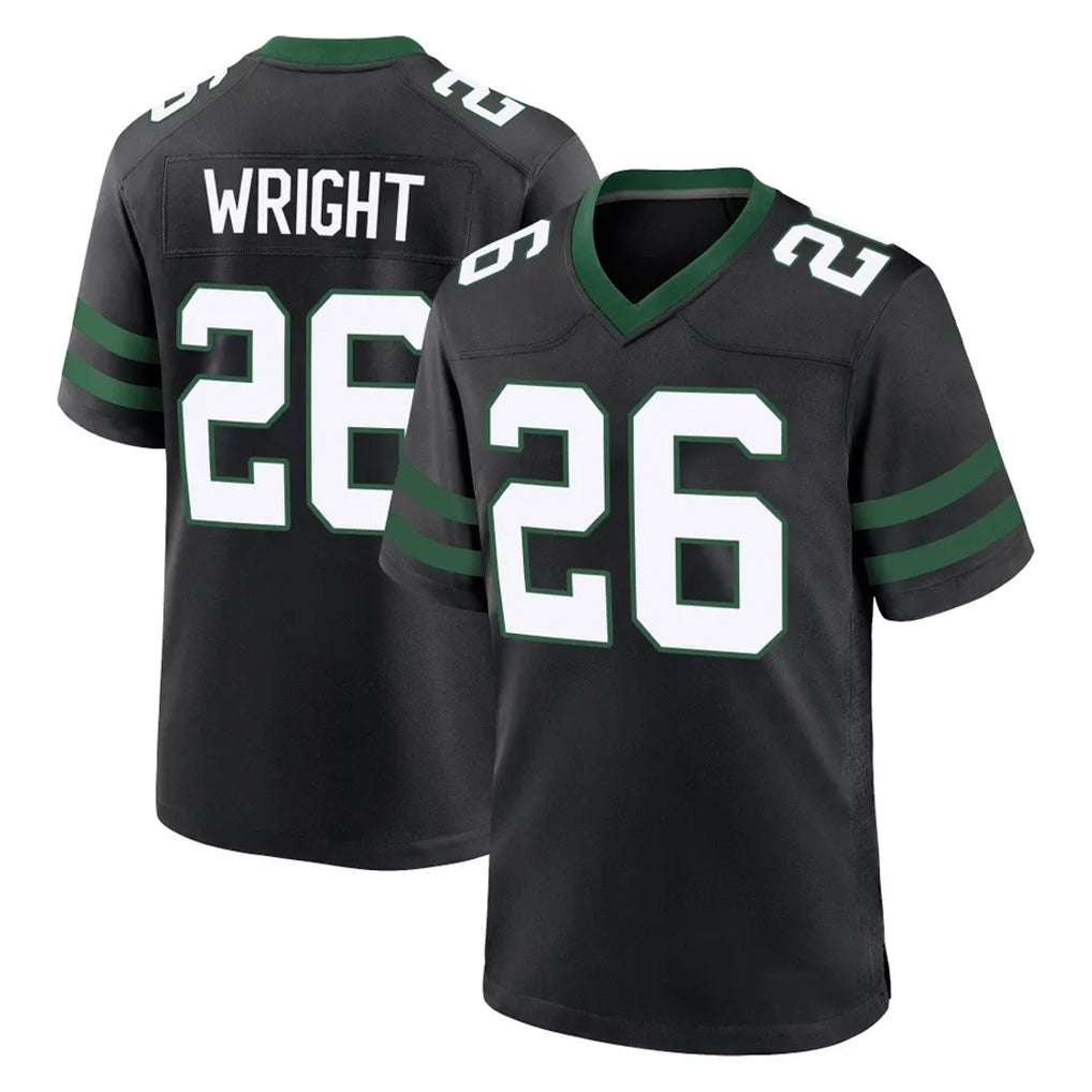 NY.Jets #26 Nahshon Wright Player Black Legacy Home Game BALCE Stitched Jerseys