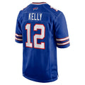 B.Bills #12 Jim Kelly Player Royal Home Game BALCE Stitched Jerseys