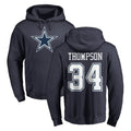 D.Cowboys #34 Jalen Thompson Player Navy Pullover Hoodies Limited BALCE Stitched Jerseys