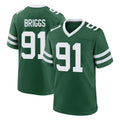 NY.Jets #91 Jowon Briggs Player Green Legacy Home Game BALCE Stitched Jerseys