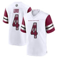 W.Commanders #4 Frankie Luvu Player White Game Home BALCE Stitched Jerseys
