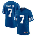 IN.Colts #7 Charvarius Ward Sr. Player Royal Limited Home Game BALCE Stitched Jerseys