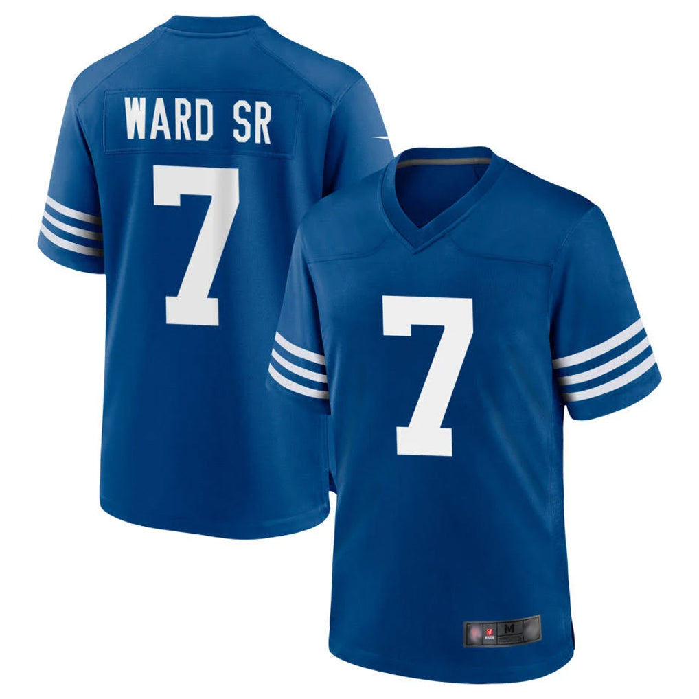 IN.Colts #7 Charvarius Ward Sr. Player Royal Limited Home Game BALCE Stitched Jerseys