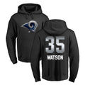 LA.Rams #35 Jaylen Watson Player Black Pullover Hoodie Limited Game BALCE Stitched Jerseys