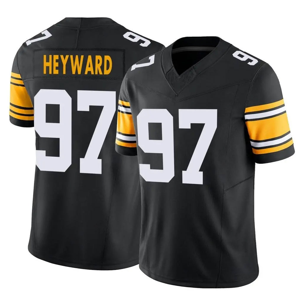 P.Steelers #97 Cameron Heyward Player Black Limited Alternate Vapor F.U.S.E. Home Game BALCE Stitched Jerseys