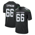 NY.Jets #66 Joe Tippmann Player Stealth Black Home Game BALCE Stitched Jerseys