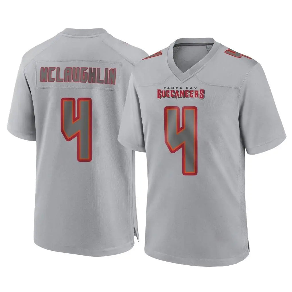 TB.Buccaneers #4 Chase McLaughlin Player Gray Atmosphere Fashion Home Game BALCE Stitched Jerseys
