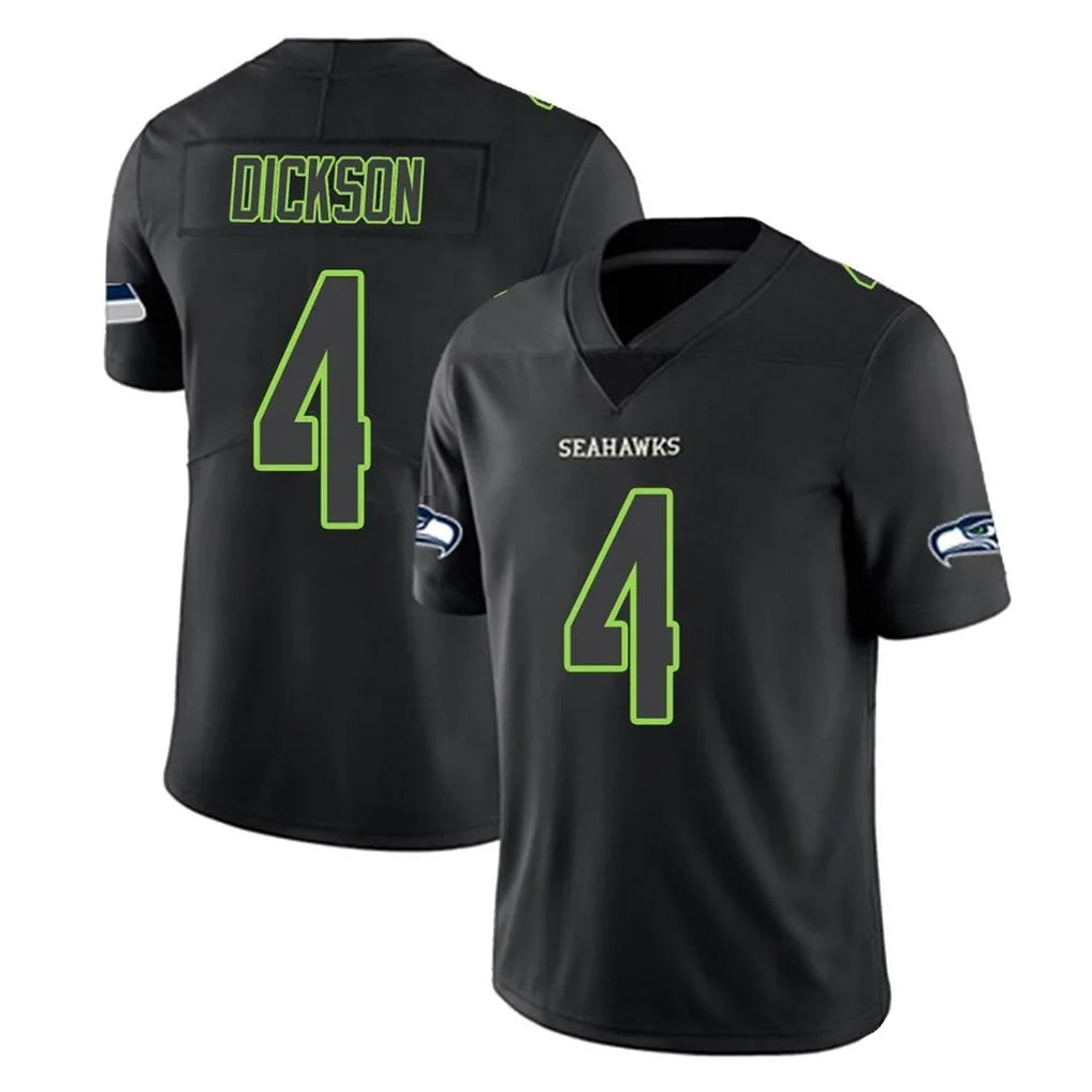 S.Seahawks #4 Michael Dickson Player Black Impact Limited Home Game BALCE Stitched Jerseys