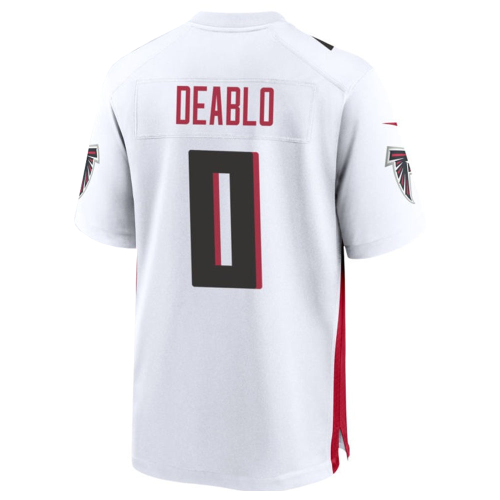 A.Falcons #0 Divine Deablo Player White Home Game BALCE Stitched Jerseys