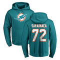 M.Dolphins #72 Jonah Savaiinaea Player Aqua LOGO Pullover Hoodies Limited BALCE Stitched Jerseys
