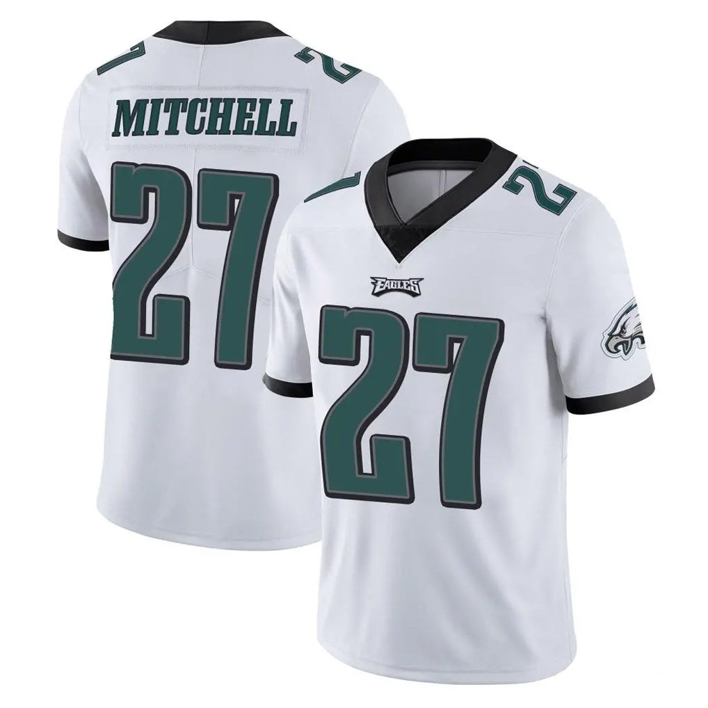 P.Eagles #27 Quinyon Mitchell Player White Limited Vapor Untouchable Home Game BALCE Stitched Jerseys