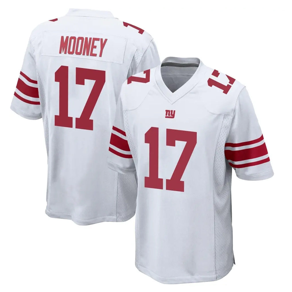NY.Giants #17 Darnell Mooney Player White Home Game BALCE Stitched Jerseys