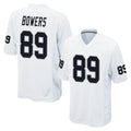 LV.Raiders #89 Brock Bowers Player White Home Game BALCE Stitched Jerseys