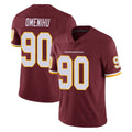 W.Commanders #90 Charles Omenihu Player Burgundy Limited Team Color Vapor Untouchable Home Game BALCE Stitched Jerseys