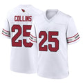 A.Cardinals #25 Zaven Collins Player White Home Game BALCE Stitched Jerseys