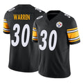P.Steelers #30 Jaylen Warren Player Black Limited Vapor F.U.S.E. Home Game BALCE Stitched Jerseys