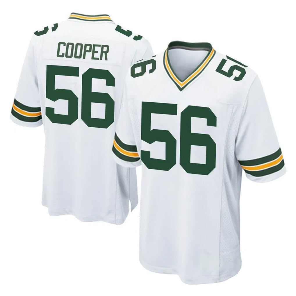GB.Packers #56 Edgerrin Cooper Player White Home Game BALCE Stitched Jerseys